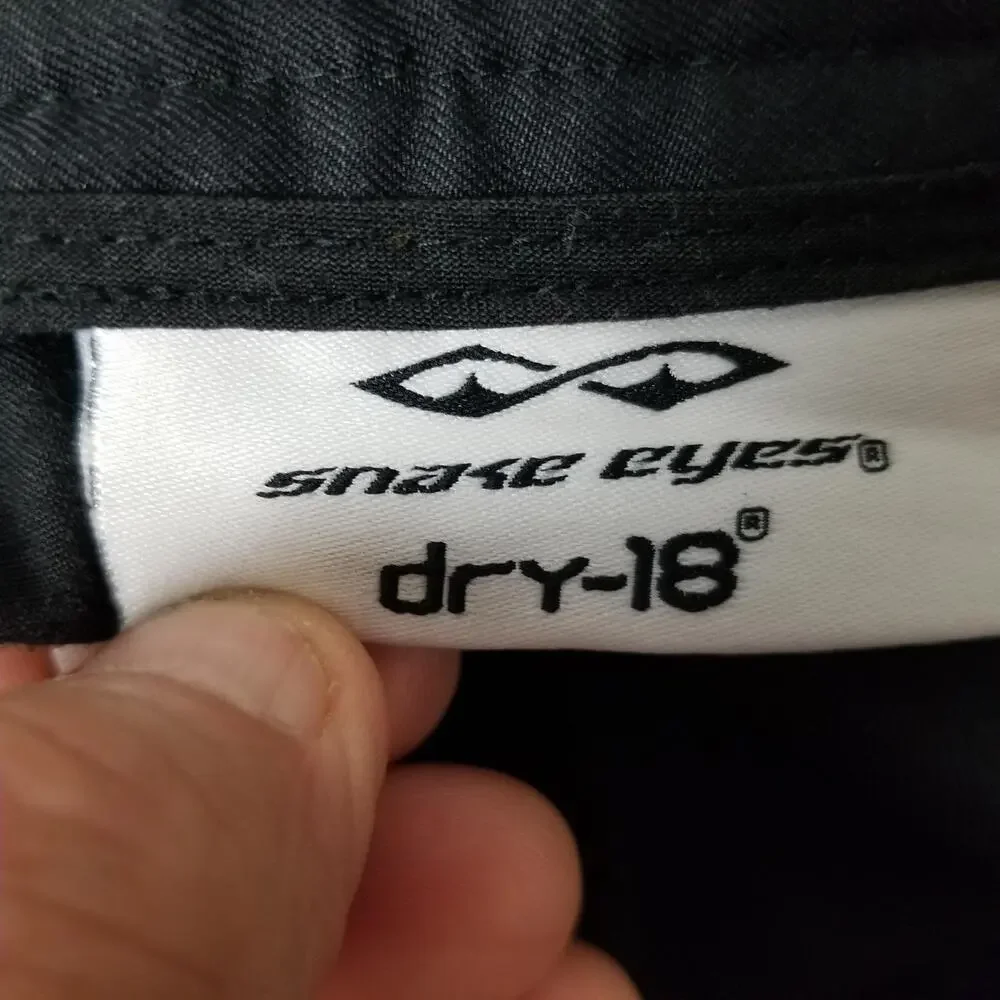 Snake Eyes‎ Dry-18 Shorts Mens 38 Black Golf Cargo Polyester Performance